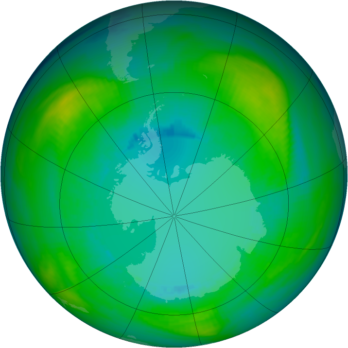 Ozone Map 1980-08-17